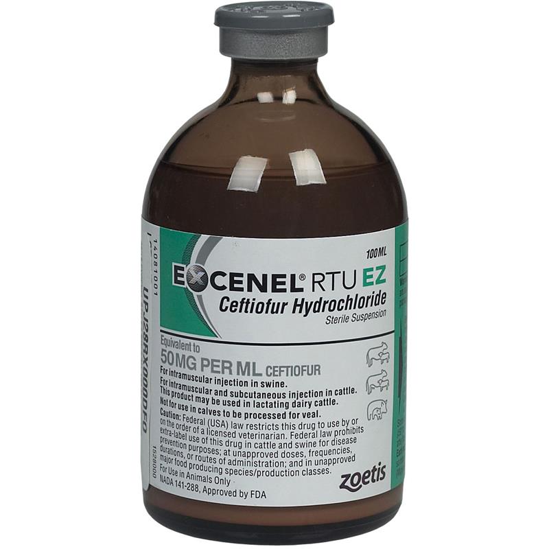 Excenel RTU EZ for Cattle and Swine | Professional Herd Health Support