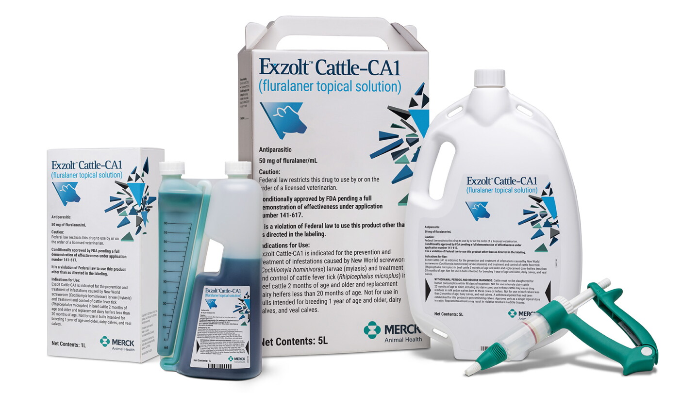 Exzolt Cattle-CA1 Pour-On for Beef and Dairy Cattle