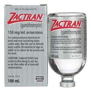 Zactran (gamithromycin) for Beef and Non-Lactating Dairy Cattle